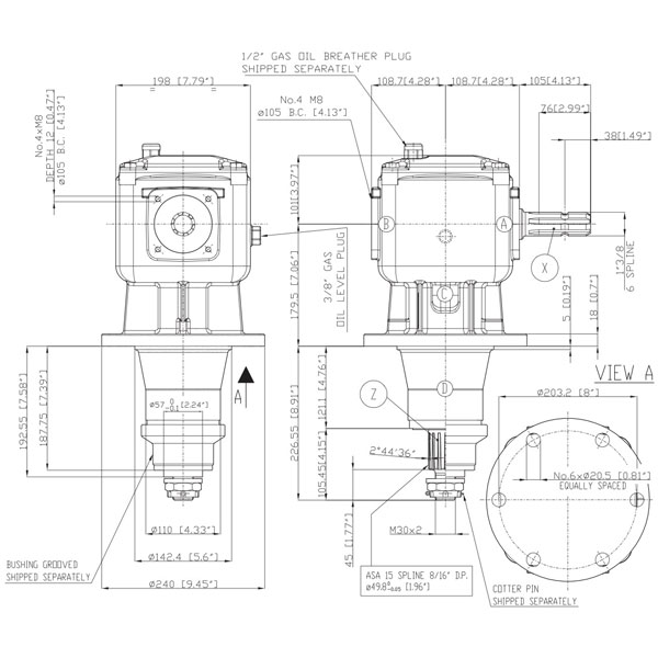 Moltiplicatori di giri Comer LF-277J