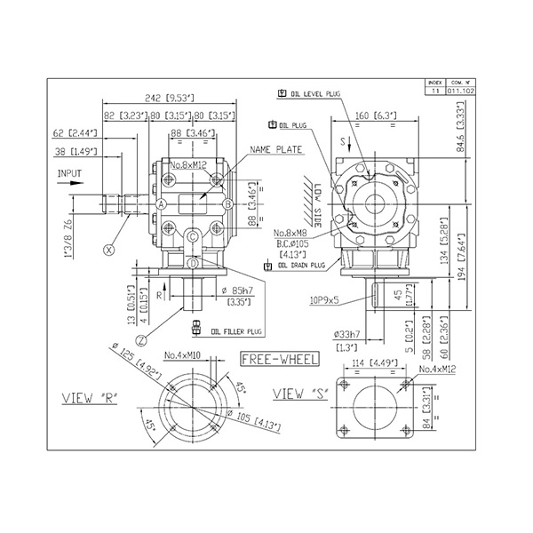 Scatola ingranaggi 3 R M-22.1 - T-310J - immagine 3